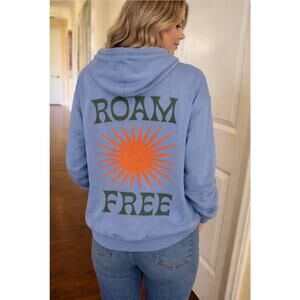 Roark roam Free large periwinkle hoodie excellent condition